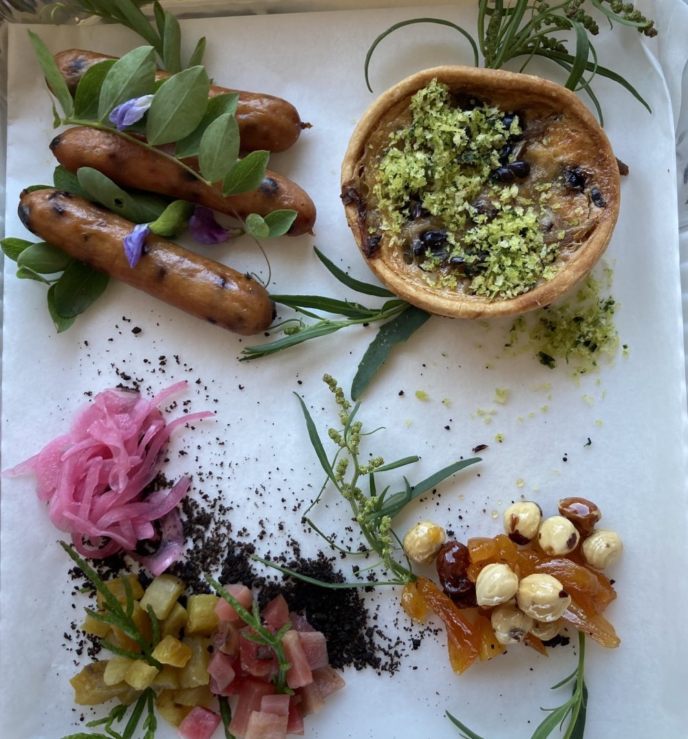 Anrettet tallerken fra Det Vilde Køkken